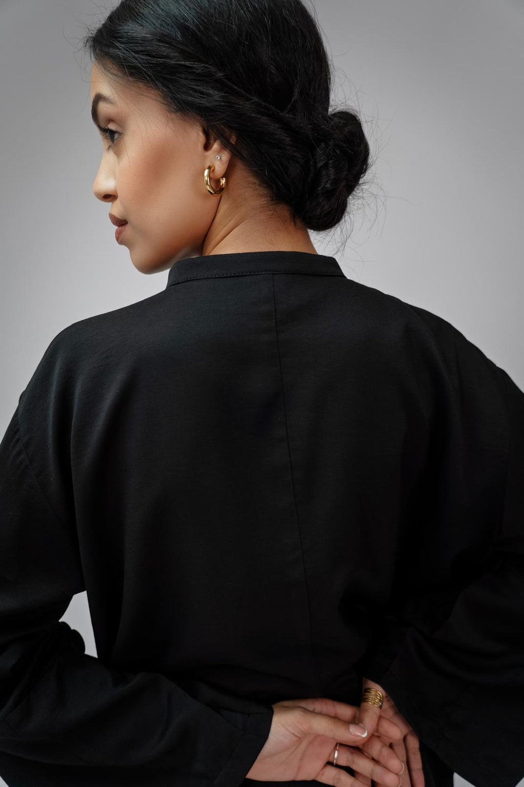 Navy Wool Shirt